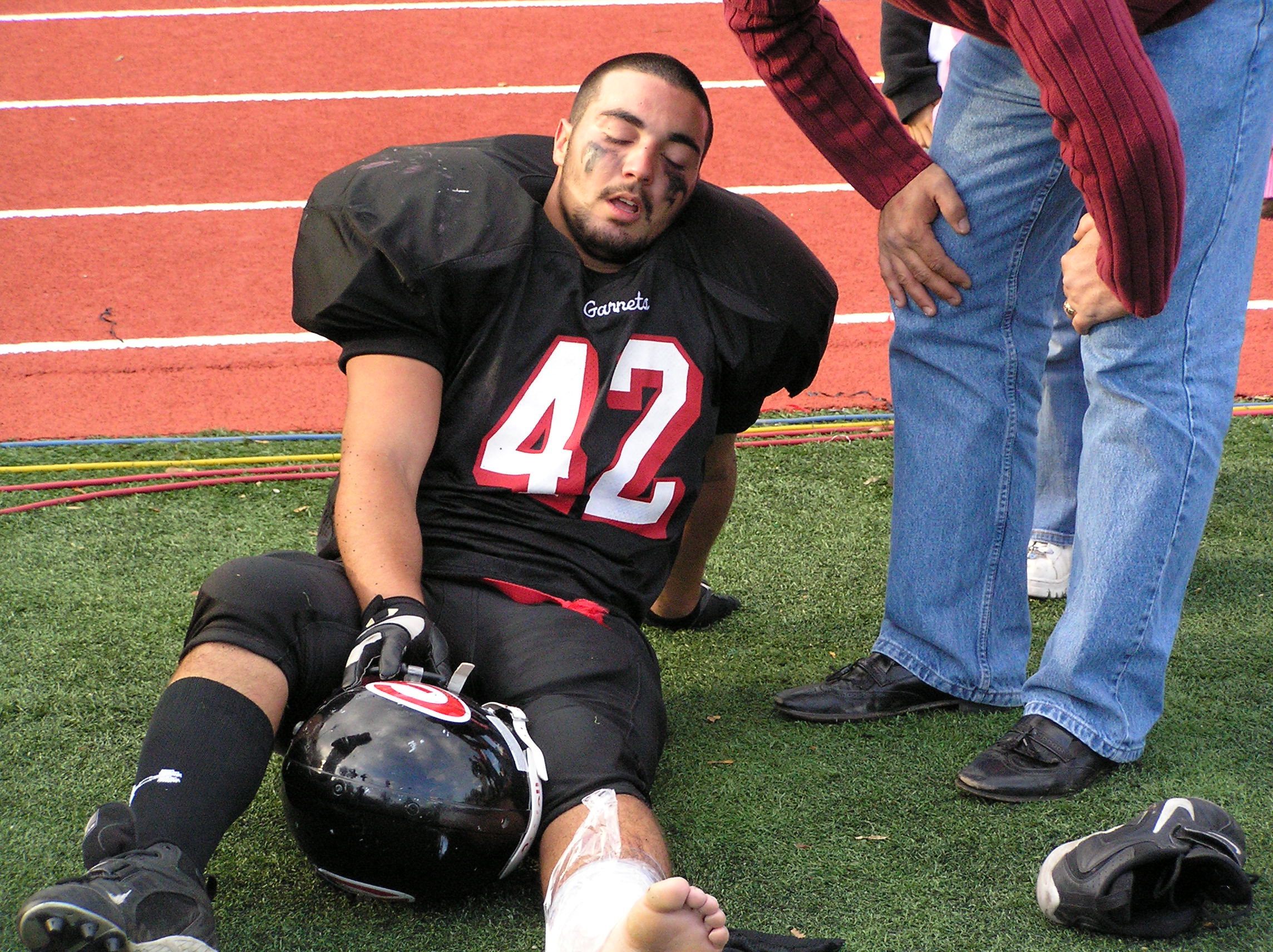 injured athlete